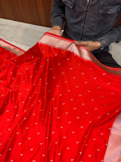 Premium Banarasi Mashru Silk Ganga Ghaat Saree